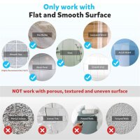 RavArmor 2 Pcs Shower Grab Bars with Safety Color Indicator Nano Glue Vacuum Suction Cup Thickened Shower Handle for Elderly Seniors Gray with White