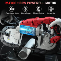 IMAYCC metal band saw (with scratch) 1100W/230V, mobile...