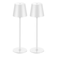 Zoeger Pack of 2 LED Dimmable Battery Table Lamp Wireless...