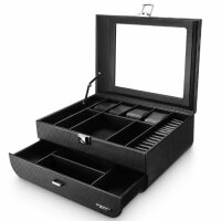 Seelux Uhrenbox Herren Uhren Aufbewahrungsbox mit...