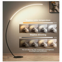 Aanyhoh LED floor lamp dimmable arc lamp living room, 25W...