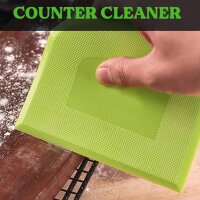 SURDOCA Teigschaber Teigkarte Teigschneider 3 PCs BPA Frei PE-Kunststoff Flexibel mit Scharfer Kante und Anti-Rutsch Silikon