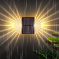 BXROIU Solar Fence Lights for Outdoor Use, Solar...