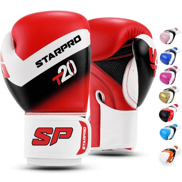 Starpro Boxhandschuhe (12oz) für Harte Schläge & schnelles K.O. - Boxhandschuhe Männer, Boxhandschuhe Damen, Box Handschuh Herren Set, Boxen Sport, Box Training, Box Handschuhe, Boxing Gloves