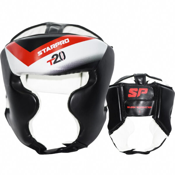 Starpro Kopfschutz Boxen Boxhelm mit Gesichtsschutz - Für Boxen Sport, Kickboxen, MMA, Krav MAGA und Muay Thai | Verschiedene Größen