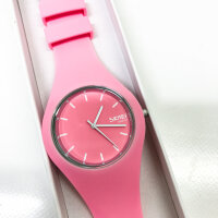 SKMEI Watch for Men or Women, Soft Silicone Strap Unisex Watches (Pink)