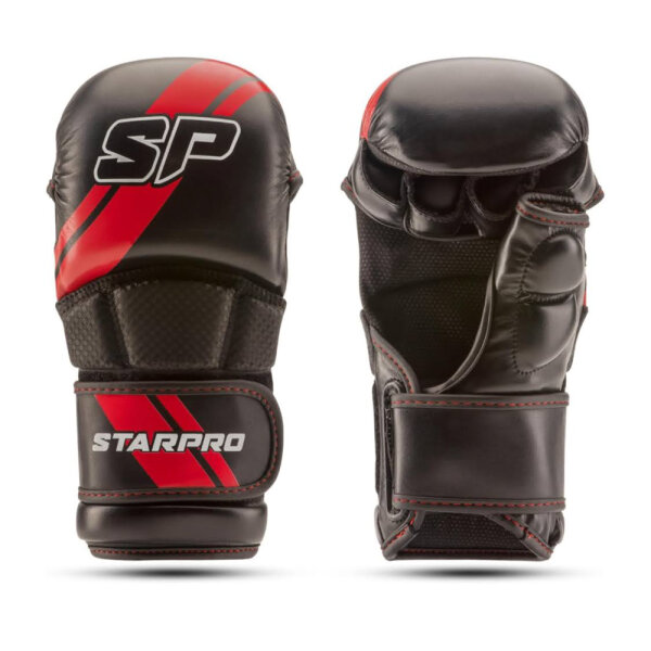 Starpro Sparring gepolstert Handschuhe (S) - Für Sparring und Grappling im Kampftraining Muay Thai Marital Arts MMA Kickboxen und Fitnessübungen