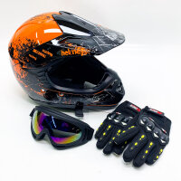 ZJRA Jugend Motorradhelme, Kinderfahrradreithelm (M) - (mit Kratzer) Junge Und Mädchen, Roller Ski ATV Helm,Geeignet Für Alle Jahreszeiten