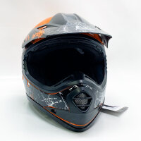 ZJRA Jugend Motorradhelme, Kinderfahrradreithelm (M) - (mit Kratzer) Junge Und Mädchen, Roller Ski ATV Helm,Geeignet Für Alle Jahreszeiten