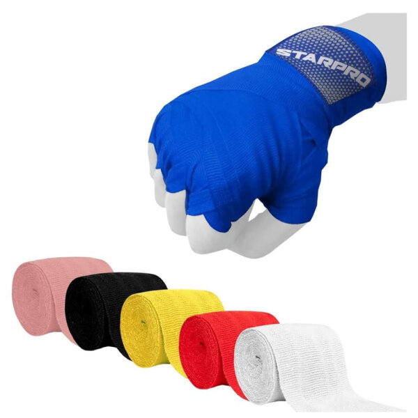 Starpro Mexican Thump n Loop Hand Wraps 8ft - Carbon Woven Cotton Hand Wraps - Multicolor - for Boxing, Muay Thai, Kickboxing, Karate, Martial Arts, Gym, Fitness,