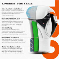 Starpro T20 Boxhandschuhe (14oz) aus Kunstleder. Professionelle Trainingshandschuhe für Muay Thai, Kickboxen, Fitness und Boxercise, für Männer und Frauen. 8 Oz 10 Oz 12 Oz 14 Oz 16 Oz - Verschiedene Farben