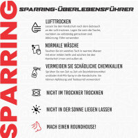 Starpro MMA-Handschuhe aus PU-Leder für Sparring und Grappling im Kampftraining, Muay Thai, Kampfsport, MMA, Kickboxen, Fitness – Herren und Damen – Schwarz