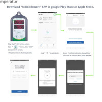 Inkbird combination set with IHC-200 WLAN humidity controller ITC-308 WLAN digital temperature controller for controlling humidity and temperature