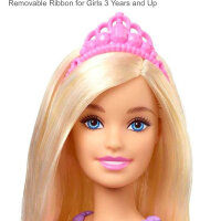 Barbie Dreamtopia Royal-Puppe, blond mit rosa Rock,...