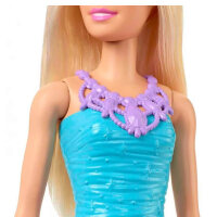 Barbie Dreamtopia Royal doll, blonde with pink skirt, shoes and hair accessory