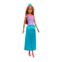 Barbie, PRINZESSINNENPUPPE, HGR03, blauer Kleid