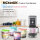 BYKITCHEN Creami Deluxe Behälter für Ninja CREAMI Eismaschine NC501EU, 4 Stück Eisbehälter für Speiseeis, Eismaschine Creami Zubehör, Kompatibel mit Ninja Creami Eis NC501EU NC500EU Serie Eismaschinen