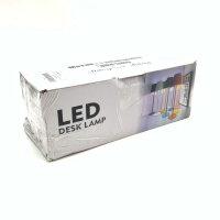 WUYOR LED Dimmbare Tischlampe Kabellose, Wiederaufladbar 3000K Farbtemperaturen und 7 RGB-Farben Tischleuchte mit USB-C, IP54 Wasserdichte weiß 2 Packung