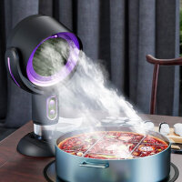 Portable Extractor Hood, Mini Extractor Hood and Air Purifier 2-in-1, Mini Extractor Hood Strong Suction Desktop Extractor Hood 2 Speed ​​Exhaust Fan for BBQ Camping RV