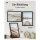 Heimlich® Bilderrahmen 10x15 Schwarz 2-Pack | Bilderrahmen 10x15 Holz | Bilderrahmen Set Schwarz mit Plexiglas | Fotorahmen 10x15 zum Aufhängen & Aufstellen | Picture Frame 10x15 | Photo Frame 10x15