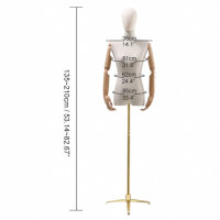 HIYOUGO Mannequin (with minor damage) Female tailors dummy, tailors bust with adjustable height, womens bust, mannequin, mannequin, torso, female bust, dress, display stand (colour: C)