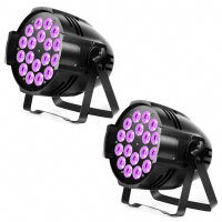 HOLDLAMP 2PCS 18 LED par spotlight, 200W LED stage light...