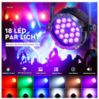 PUZILOZA Waterproof LED Par RGBWA+UV 6IN1 LED, 18 LED Par...