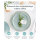 Stoneware tableware set for 12 people. Ibiza 36-piece high-quality Mediterranean TEST VERY GOOD stoneware crockery set - bowl and plate set - dinner service 12 people crockery sets Pure Living in blue-beige