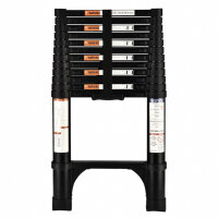 HBTower telescopic ladder 3.8 m with non-slip feet,...