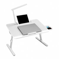 Qwork® -Betttisch -Laptop -Tisch, einstellbarer...