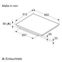 NEFF Flex-Induktions-Kochfeld von SCHOTT CERAN® N 90 T69PTX4L0, mit intuitiver Twist Pad® Bedienung