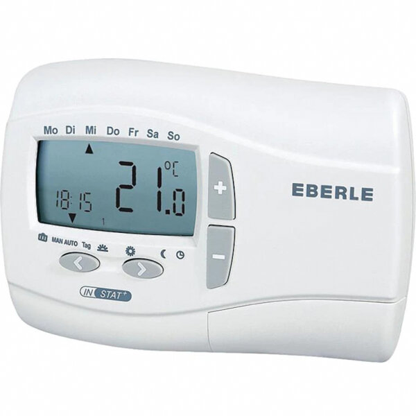 EBERLE 053720141900 Eberle Instat Plus 3 R clock thermostat room temperature control, active white, white