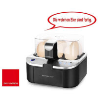 EMERIO Eierkocher EB-123177.1 mit Sprachausgabe in Deutsch, Anzahl Eier: 6 St., 400 W