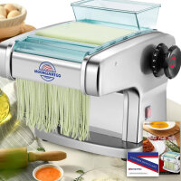 Moongiantgo Pasta Machine Electric Stainless Steel with 9...