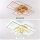 LED ceiling light (ground cable, instructions missing) Dimmable 106cm LED ceiling light gold, modern LED ceiling light living room dimmable ceiling light with remote control, 8-rectangular ceiling lamp LED ceiling light living room 3000K-6500K