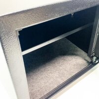 30L fireproof safe with waterproof money bag, digital home safe with removable shelf and alarm system, wall safe, furniture safe for jewelry, cash, medication, A4 documents