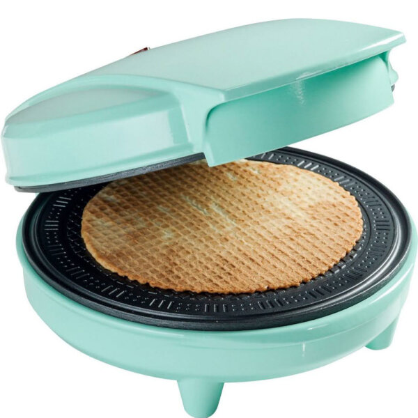 BESTRON
Waffle iron AWCM700 croissant machine with cone
700 W, with non-stick coating, mint green