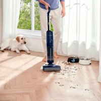 TINECO wet-dry cordless vacuum cleaner Floor One S6 PET wet-dry cordless vacuum cleaner, with animal hair filter, automatic adjustment of the suction power, edge cleaning on both sides