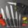 Damask kitchen knife set 7 pieces, VG10 Japanese professional damask kitchen knife set with beech knife block