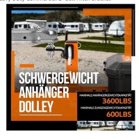 SuperHandy Electric Trailer Trolley, 1,620kg Max Trailer Weight, 270kg Max Tongue Weight, DC 24V 7Ah 800W, with Heavy Duty Commercial 2" Ball Hitch Mount