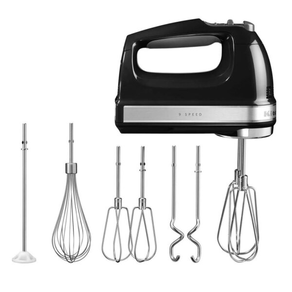 KITCHENAID Handmixer KitchenAid Handmixer, 5KHM9212EOB onyx schwarz