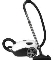 HANSEATIC Bodenstaubsauger HBVC80012WMC, super silence, höhenverstellbares Saugrohr, sehr großer 12m Aktionsradius, elektronische Saugkraftregulierung