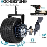 PORTAL handcart foldable XXXL 300L size tires 17x10cm with brake drink holder side pocket folding trolley folding transport trolley for all terrain camping beach shopping