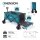 PORTAL handcart foldable XXXL 300L size tires 17x10cm with brake drink holder side pocket folding trolley folding transport trolley for all terrain camping beach shopping