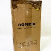 DOPEDIO Topper Memory Foam, Gel Foam Mattresses for Box Spring Bed, Soft Mattress Topper Öko-TEX® Mattress Topper for Caravan Sofa Bed, Cover Washable (180 x 200 cm, 7.5 cm High, White)