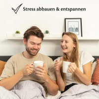 Ella Gewichtsdecke 135x200 7kg - Anti Stress Therapiedecke  - Bettdecke für tiefen Schlaf und bessere Erholung - Weighted Blanket - Für Männer & Frauen von 55-85kg