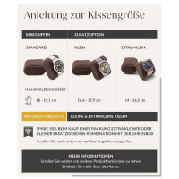 TAWBURY Watch Box 6 Watches - Multifunctional jewelry storage for men, ideal for safely storing watches and glasses, elegant black design, space for 6 watches, perfect gift for watch lovers.