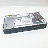 Trayvespace Tageslichtlampe 10000 Lux, 3 in 1 SAD Lamp, Fernbedienung & Touch-Steuerung, 5 Dimmstufen, 5 Farbtemperaturen, verstellbarer Schwanenhals, Boden Lichttherapielampe, Weiß