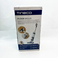 TINECO iFloor Breeze Nass-Trocken-Sauger, Akkusauger, kabellos, 190 W, beutellos, Selbstreinigung, bis zu 20 Min Laufzeit.
