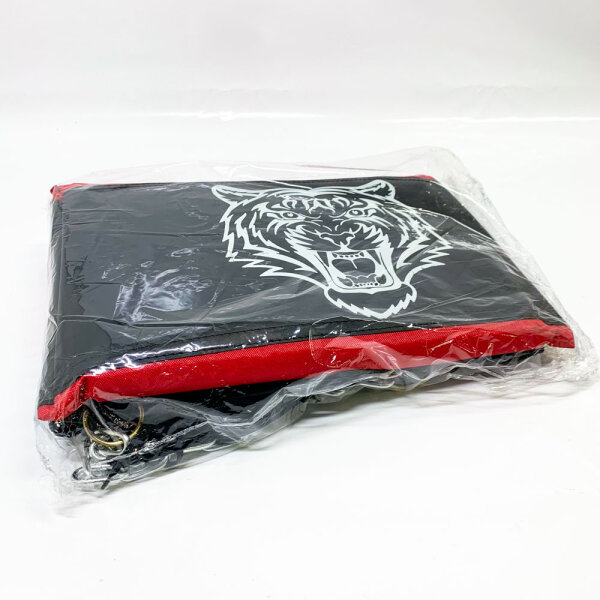 Tiger Drache Boxsack 120cm mit Halterung + Handschuhe NEU, Schwarz Rot, ideal für Training und Fitness.